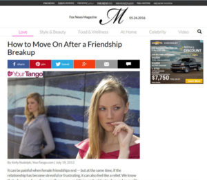 Fox News Article Friendship Breakups