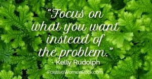Focus on what you want, Kelly Rudolph