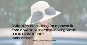 Look confident to stop being a victim