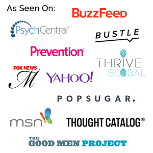 YAHOO!, BuzzFeed, Prevention, Popsugar., MSN, ThriveGlobal, Kelly Rudolph media